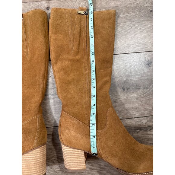 Aqua College Natalya Waterproof Boots Color Camel Suede Size 11M Style B6846 235 - Picture 7 of 14